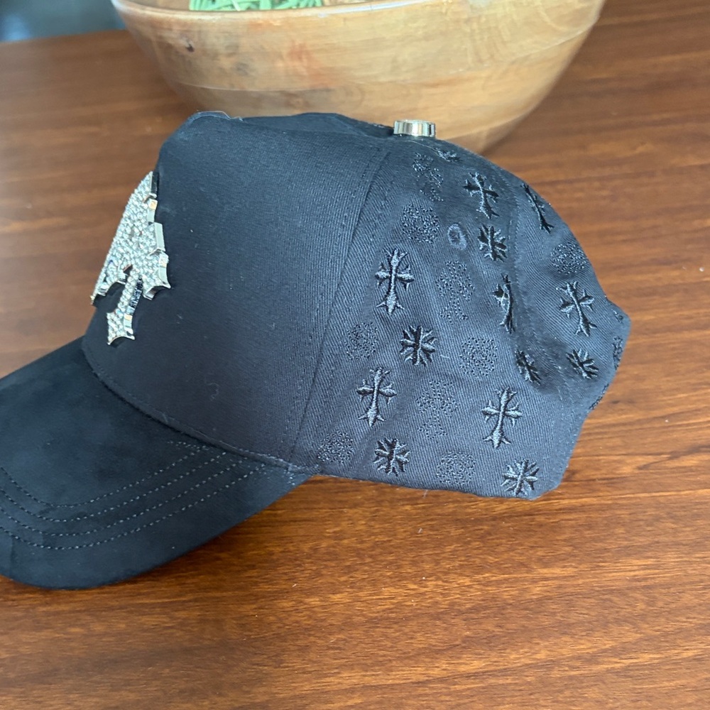 Black Embellished Logo Cap Last Edmon, Dreams come true, Barbas Records - Picture 4 of 7